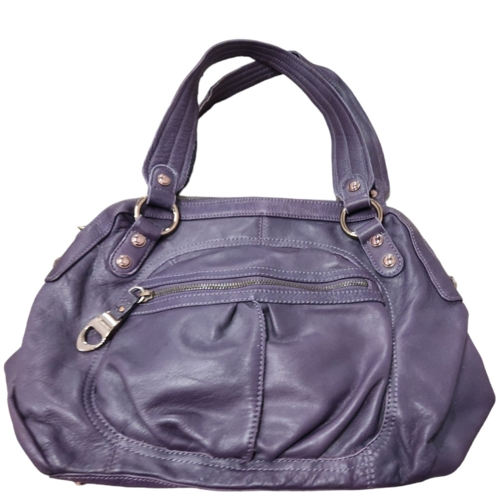 B. Makowsky Leather Shoulder Bag